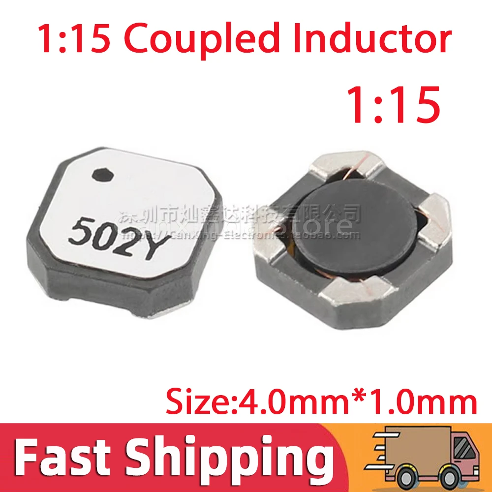 5pcs SMD 5uH 1.3A Transformer for Flash Light Lamp 1:15 Signal Coupled Inductor Inductance
5pcs SMD 5uH 1.3A Transformer for Flash Light Lamp 1:15 Signal Coupled Inductor Inductance