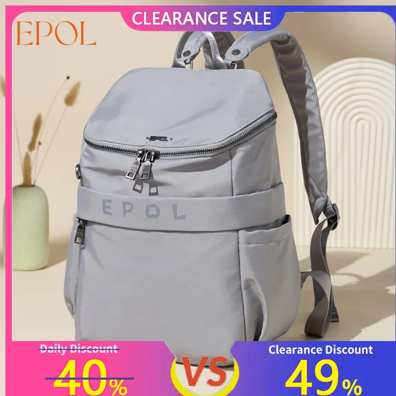 EPOL Women's Backpack 2025 New Large Capacity Lightweight Casual Waterproof Backpacks Unisex School Bags 2025 Trend Bags 6042-02
EPOL Women's Backpack 2025 New Large Capacity Lightweight Casual Waterproof Backpacks Unisex School Bags 2025 Trend Bags 6042-02