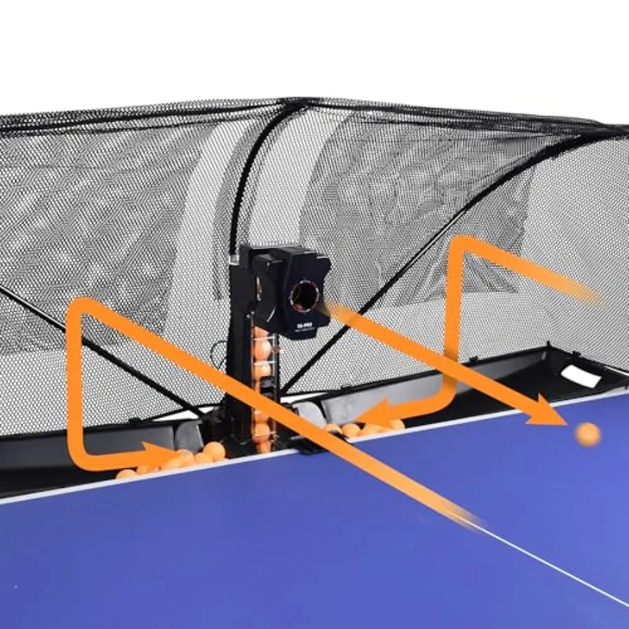 Table Tennis Robot Machine for Training Practice ABS Plastic Black Auto Ball Launching with Adjustable Speed and Spin Includes
Table Tennis Robot Machine for Training Practice ABS Plastic Black Auto Ball Launching with Adjustable Speed and Spin Includes