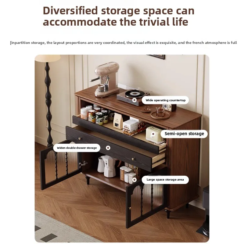 Solid wood medieval retro style dining side cabinet integrated against the wall household kitchen living room wine cabinet stora
Solid wood medieval retro style dining side cabinet integrated against the wall household kitchen living room wine cabinet stora