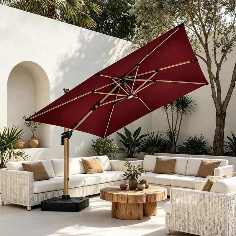 Outdoor Furniture 3.5M Large Space Saving Garden Umbrella Big Solar Parasol Waterproof Umbrellas Luxury Patio Floating
Outdoor Furniture 3.5M Large Space Saving Garden Umbrella Big Solar Parasol Waterproof Umbrellas Luxury Patio Floating
