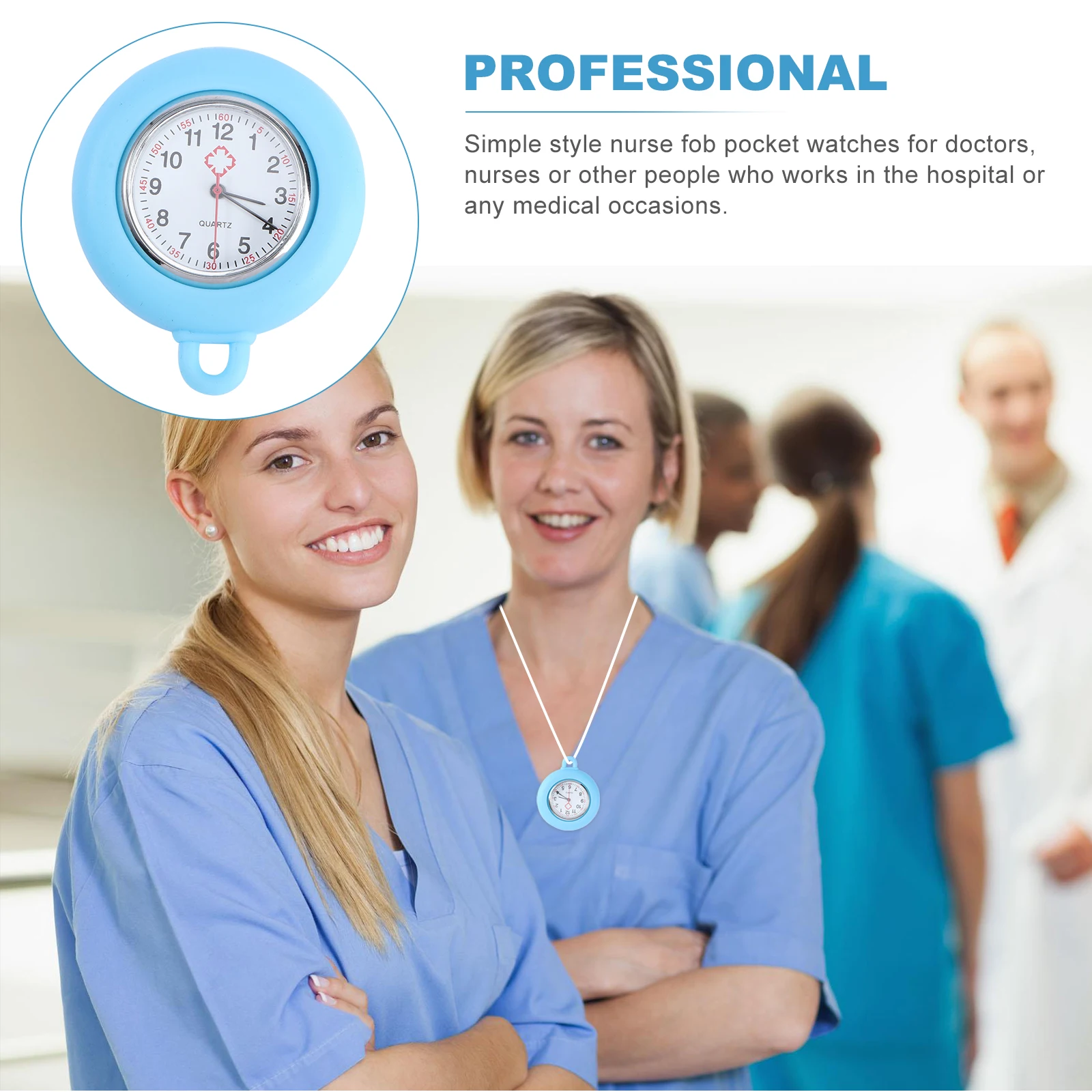 Silicone Nurse Watch Badge Reel Accessories Work Watches Women Simple Style Lightweight Portable Medical Watches Travel Running
Silicone Nurse Watch Badge Reel Accessories Work Watches Women Simple Style Lightweight Portable Medical Watches Travel Running
