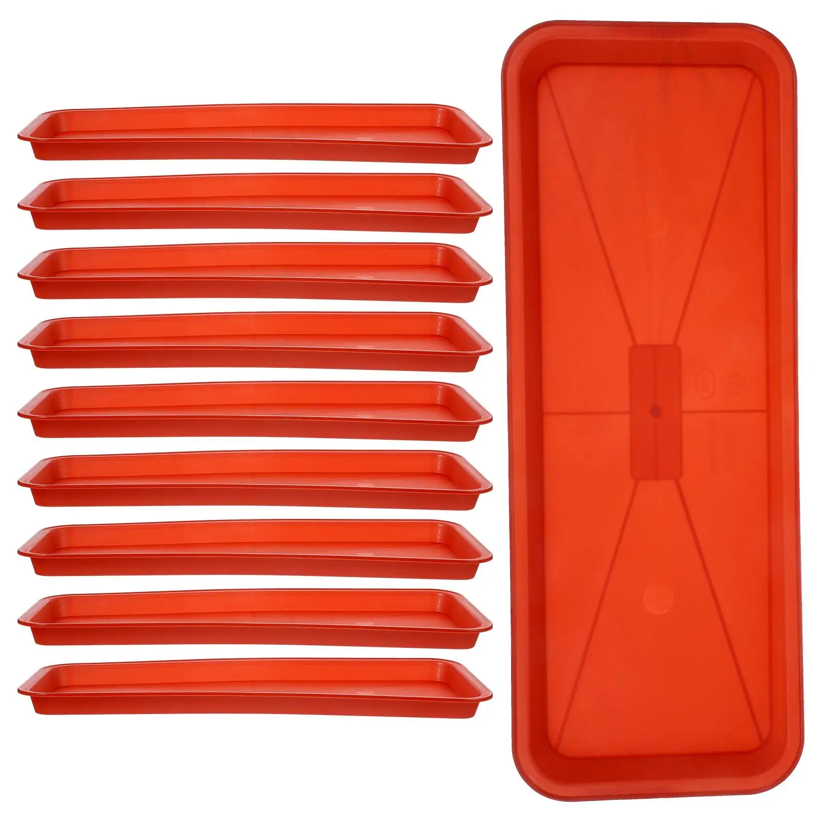 10 Pcs Rectangle Plastic Plant Saucer Drip Tray for PP Material Drainage Planter Flower Pot Accessories
10 Pcs Rectangle Plastic Plant Saucer Drip Tray for PP Material Drainage Planter Flower Pot Accessories