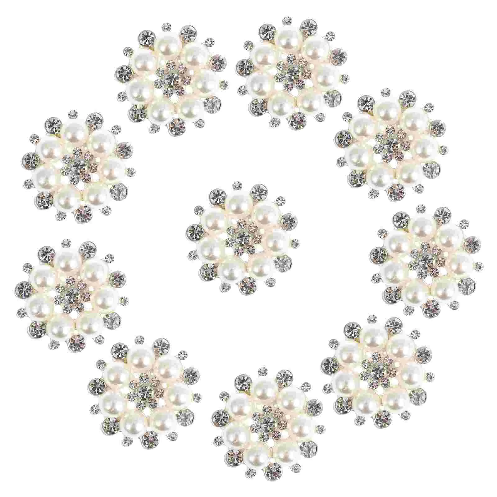 Rhinestone Button Flower Embellishment Crystal Pearl Buttons Hair Accessories Faux
Rhinestone Button Flower Embellishment Crystal Pearl Buttons Hair Accessories Faux