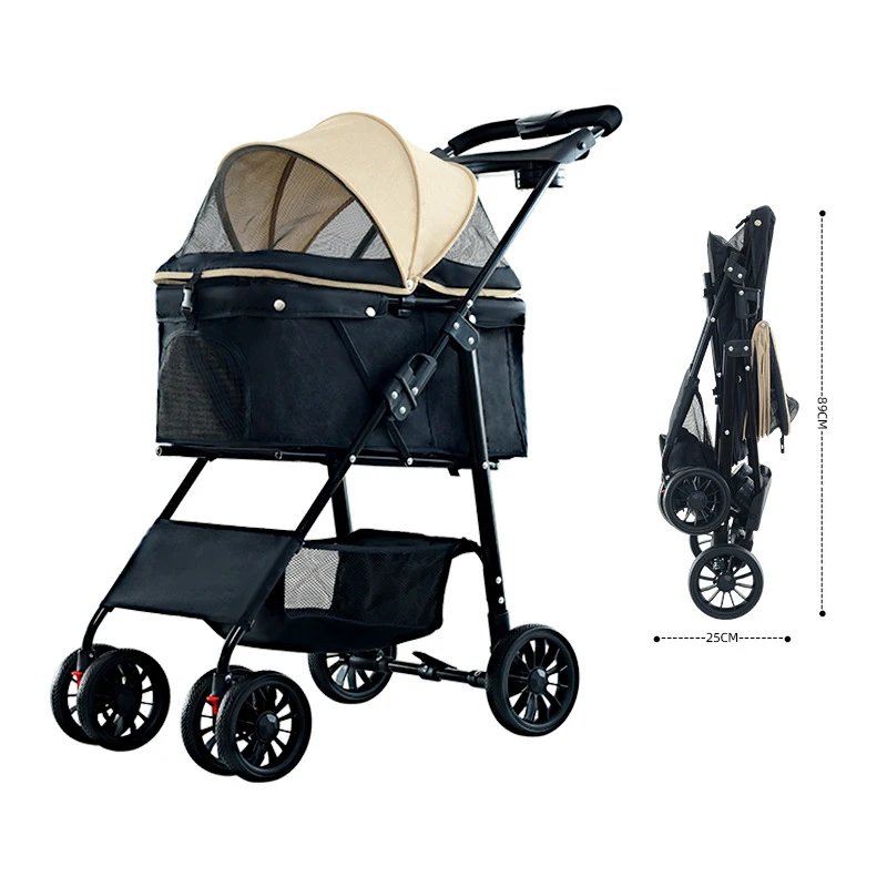 High Quality Lightweight Plastic Cat Dog Stroller Foldable 4-Wheel Pet Travel Trolley Adjustable Outdoor One Piece Collection
High Quality Lightweight Plastic Cat Dog Stroller Foldable 4-Wheel Pet Travel Trolley Adjustable Outdoor One Piece Collection
