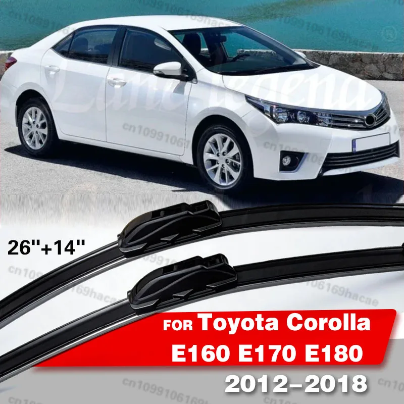 Front Windshield Wiper Blades Brushes For Toyota Corolla E160 E170 E180 2012-2018 26"+14" Cutter Accessories 2016 2017 2018
Front Windshield Wiper Blades Brushes For Toyota Corolla E160 E170 E180 2012-2018 26"+14" Cutter Accessories 2016 2017 2018