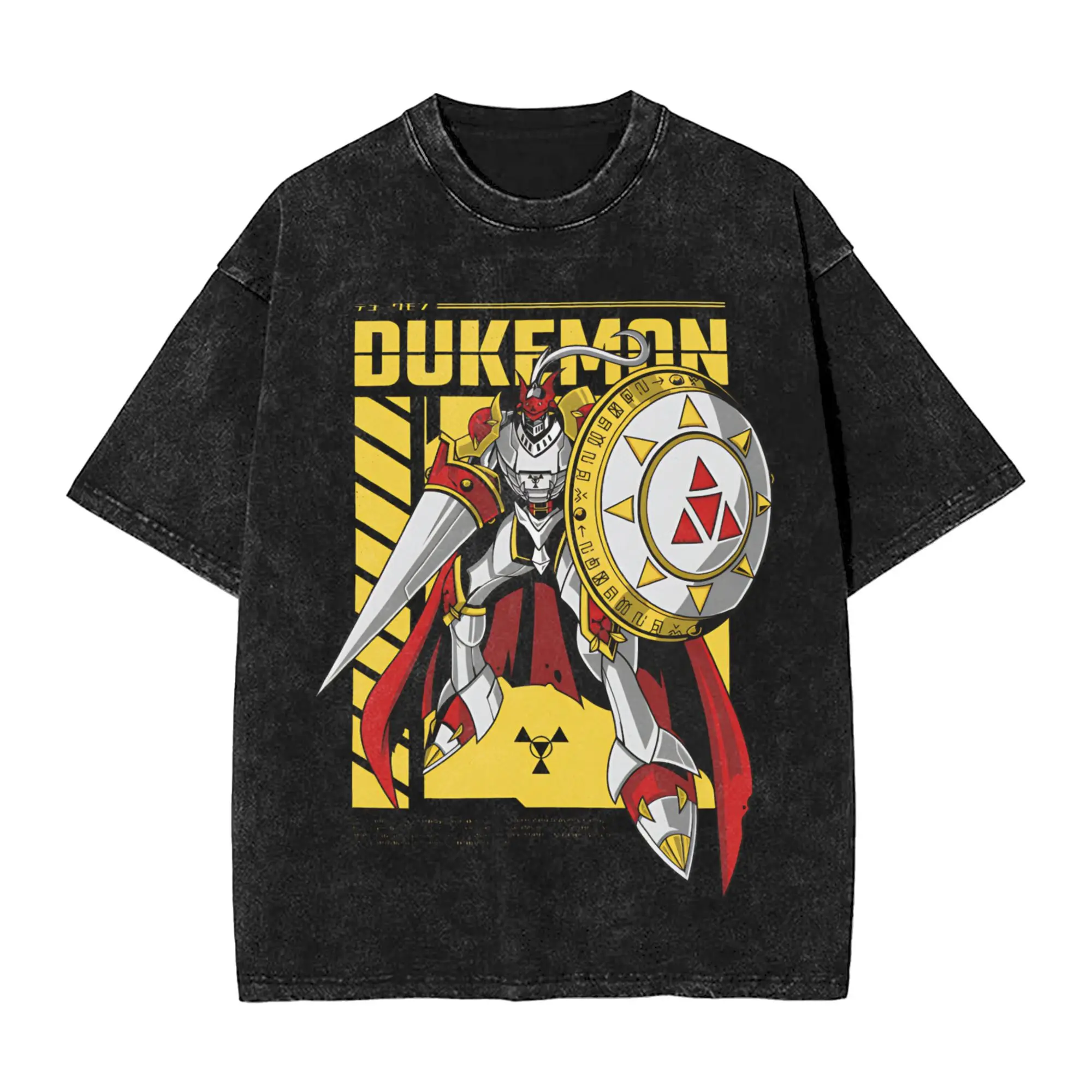 Summer Dukemon Digital Monster Digimon Washed T Shirt Accessories Harajuku T-Shirt Men Women Tee
Summer Dukemon Digital Monster Digimon Washed T Shirt Accessories Harajuku T-Shirt Men Women Tee