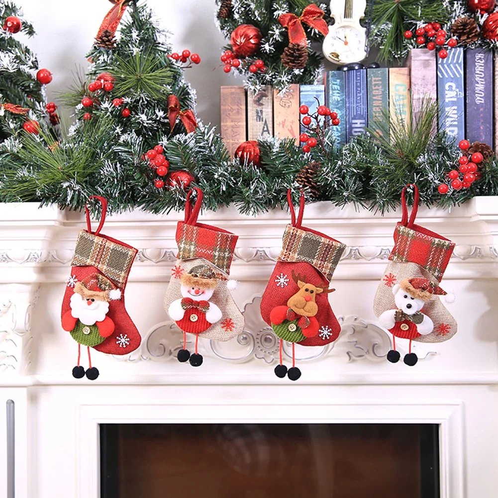 4pcs Christmas Stockings 2025 Xmas Ornament Christmas Sock Pattern Xmas Gifts Bag For Kids Christmas Navidad Decoration New Year
4pcs Christmas Stockings 2025 Xmas Ornament Christmas Sock Pattern Xmas Gifts Bag For Kids Christmas Navidad Decoration New Year