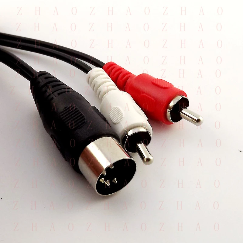 L+ 1pc for MIDI DIN 5 PIN Male to 2x RCA Phono Male Plug Audio Adapter Cable 50cm/1.5m
L+ 1pc for MIDI DIN 5 PIN Male to 2x RCA Phono Male Plug Audio Adapter Cable 50cm/1.5m