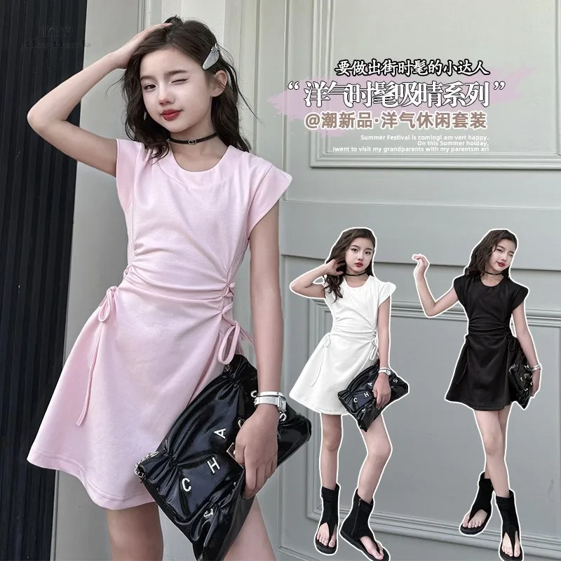 teenage girls A-line dress waist tie up fly sleeve drawstring princess dress summer pleated kids clothes vestidos 6 to 16 years
teenage girls A-line dress waist tie up fly sleeve drawstring princess dress summer pleated kids clothes vestidos 6 to 16 years