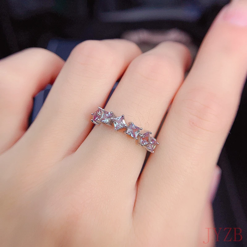 Natural Alexander Ring 925 sterling silver fashion personality row ring color changing gem 3mm
Natural Alexander Ring 925 sterling silver fashion personality row ring color changing gem 3mm
