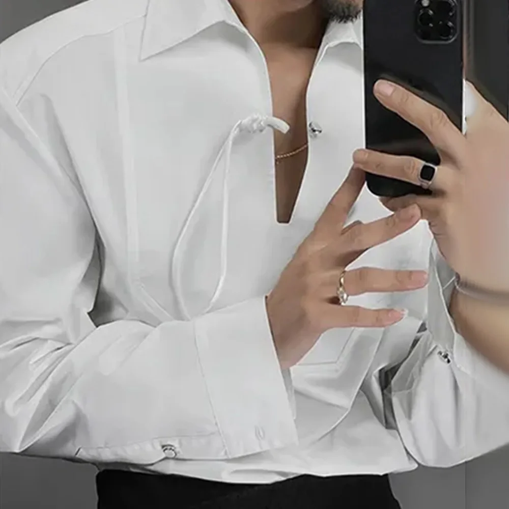 Y2k Mens Casual Solid Color Long Sleeved Shirt Autumn New Style Breathable Niche Chinese Style Vintage Top Men's Clothing 2024
Y2k Mens Casual Solid Color Long Sleeved Shirt Autumn New Style Breathable Niche Chinese Style Vintage Top Men's Clothing 2024