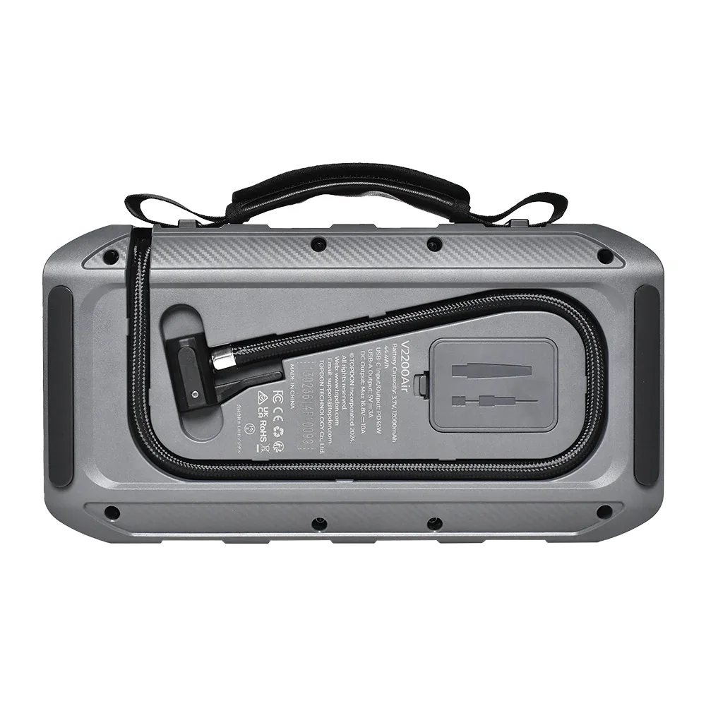 Topdon V2200 Air Portable Battery Power Bank Multi Function Super Capacitor Car Jump Starter and air Compressor
Topdon V2200 Air Portable Battery Power Bank Multi Function Super Capacitor Car Jump Starter and air Compressor