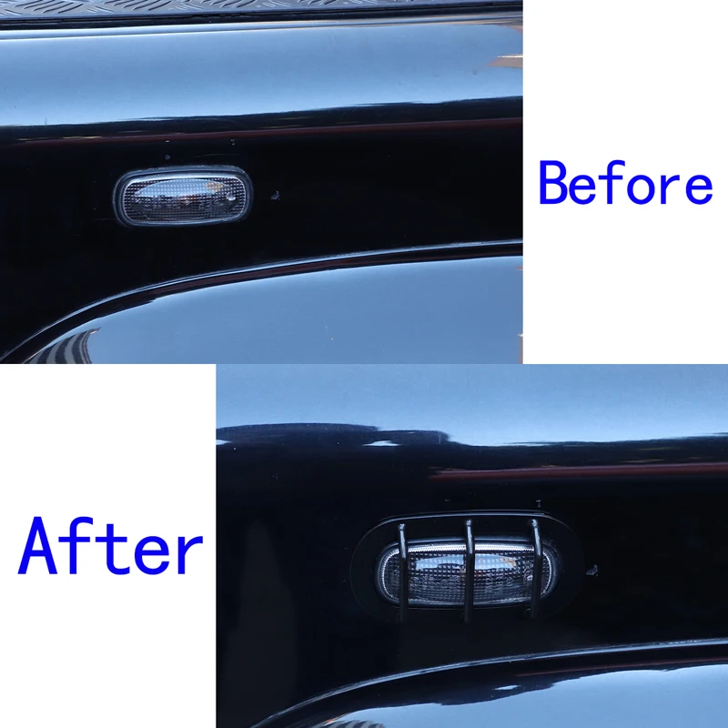 For Land Rover Defender 90 110 2004-2019 Car Front Side Turn Signal Grille Protective Cover Frame Decoration Sticker Accessories
For Land Rover Defender 90 110 2004-2019 Car Front Side Turn Signal Grille Protective Cover Frame Decoration Sticker Accessories