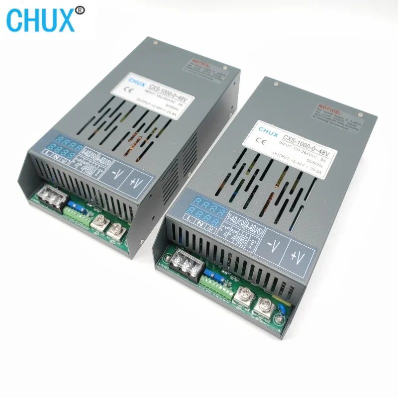 CHUX 1000W Adjustable Digital Display Switching Power Supply 0-12V 15V 24V 36V 48V 60V 72V 80V 90V 100V 110V 220V DC SMPS
CHUX 1000W Adjustable Digital Display Switching Power Supply 0-12V 15V 24V 36V 48V 60V 72V 80V 90V 100V 110V 220V DC SMPS