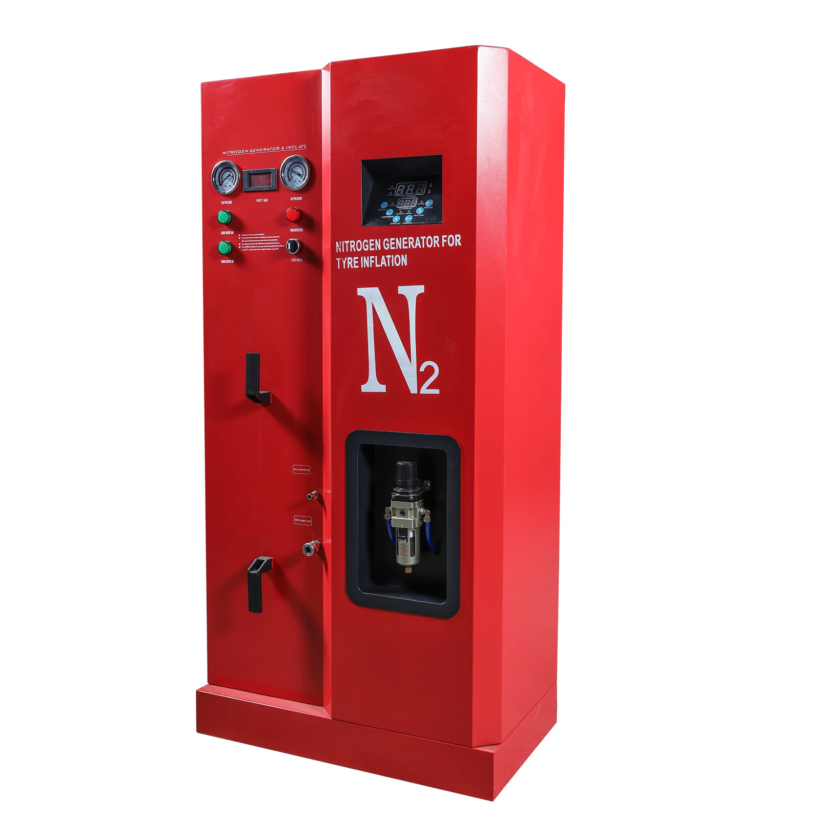 HW-3000 Red Nitrogen Tyre Inflator Machine For Car / High Nitrogen Purity Machine For Nitrogen Generator
HW-3000 Red Nitrogen Tyre Inflator Machine For Car / High Nitrogen Purity Machine For Nitrogen Generator