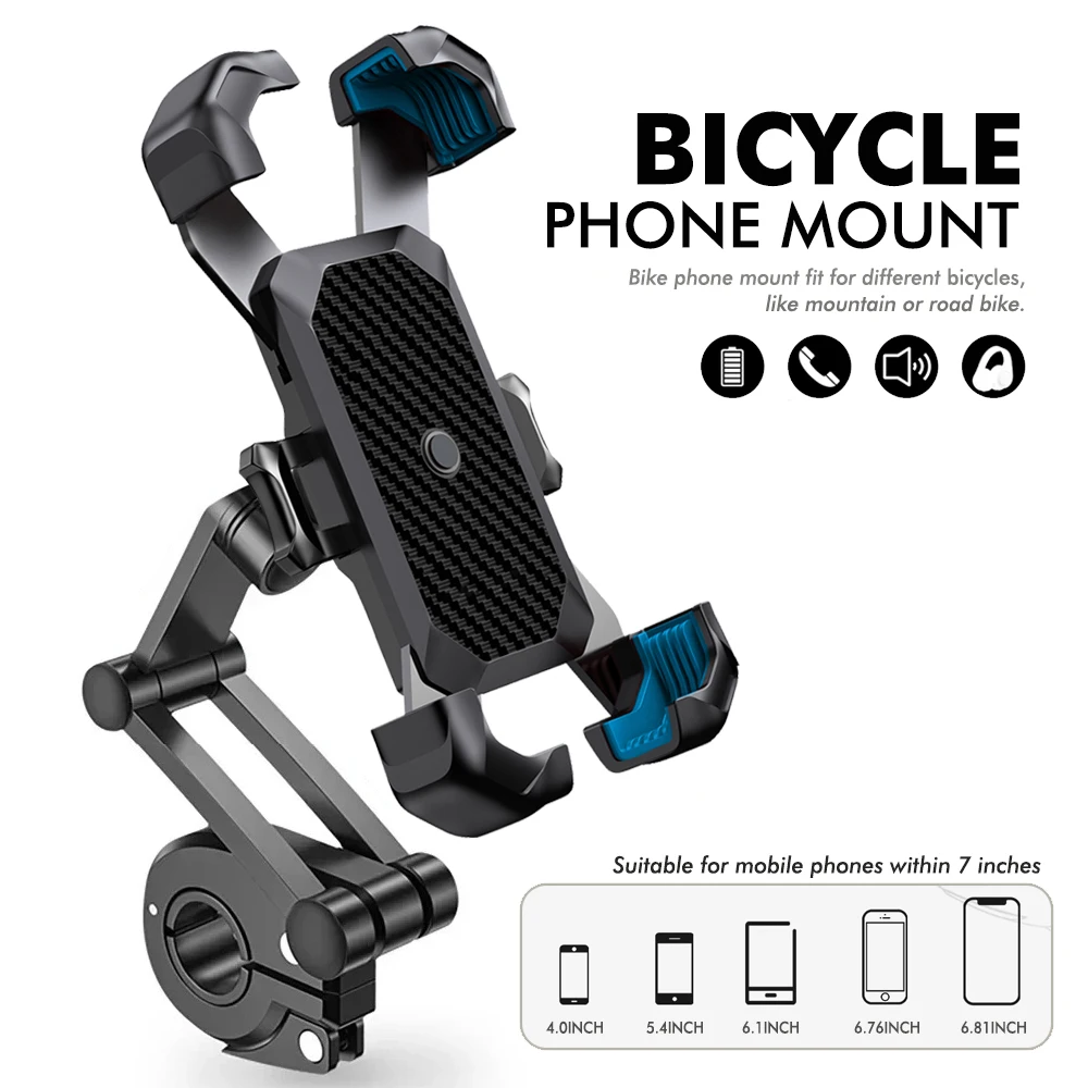 Shock-absorbing and Anti-vibration Bike and Motorbike Phone Mount for Food Delivery Riders and E-bike Navigation
Shock-absorbing and Anti-vibration Bike and Motorbike Phone Mount for Food Delivery Riders and E-bike Navigation