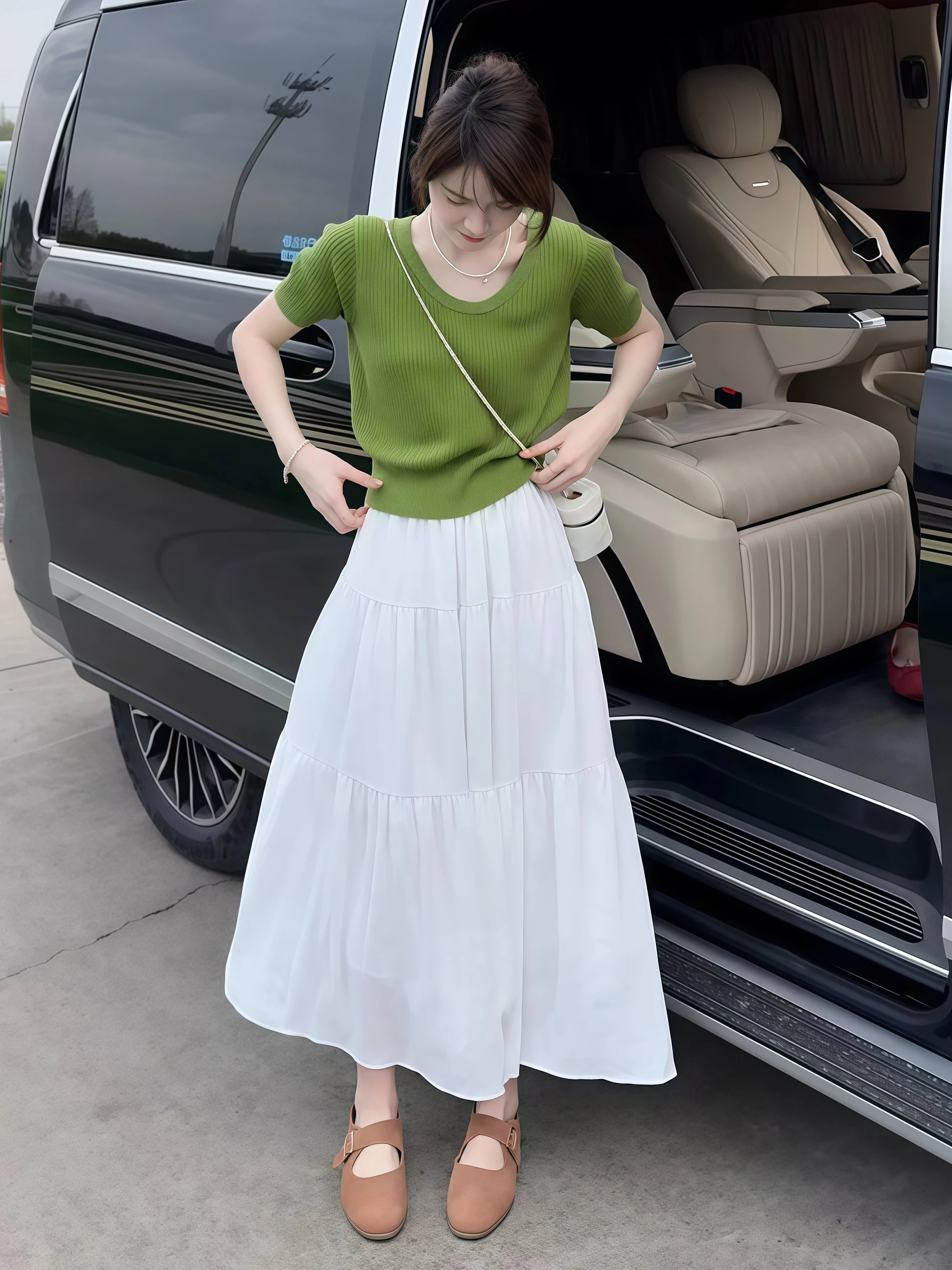 Green Short Sleeve Two-Piece Set Retro Hong Kong Style Summer New Arrival Breathable Polyester round Neck Casual Fashion
Green Short Sleeve Two-Piece Set Retro Hong Kong Style Summer New Arrival Breathable Polyester round Neck Casual Fashion