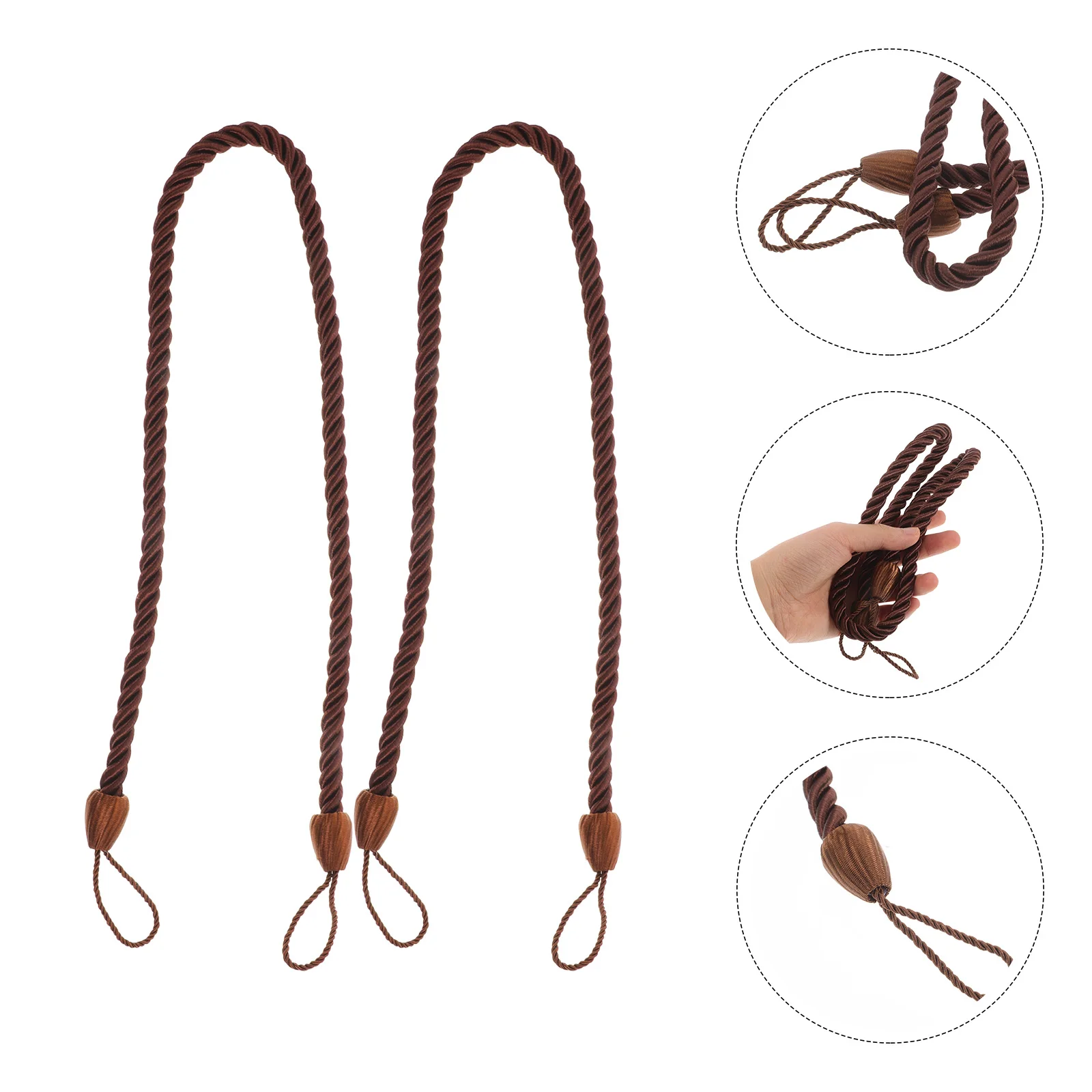 4 Pcs Simple Rustic Decor Holdbacks Oxford Rope Curtain Tie Tiebacks Decorative
4 Pcs Simple Rustic Decor Holdbacks Oxford Rope Curtain Tie Tiebacks Decorative