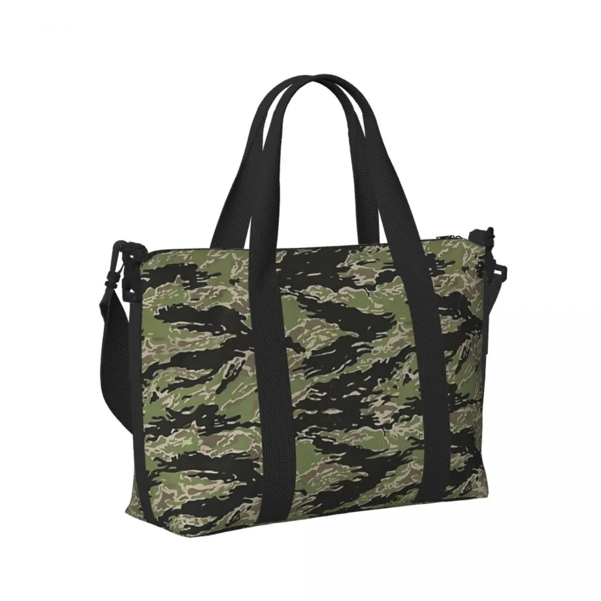 Tiger Stripe Camouflage Military Camo Beach Travel Bag Large Capacity Tote Bags for Gym Yoga Women Shopping Duffle Shoulder Bag
Tiger Stripe Camouflage Military Camo Beach Travel Bag Large Capacity Tote Bags for Gym Yoga Women Shopping Duffle Shoulder Bag