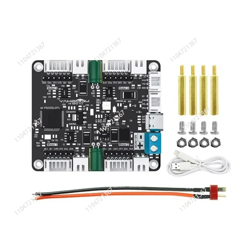 Four-way encoder motor drive module 4-way control board robot trolley 
Four-way encoder motor drive module 4-way control board robot trolley