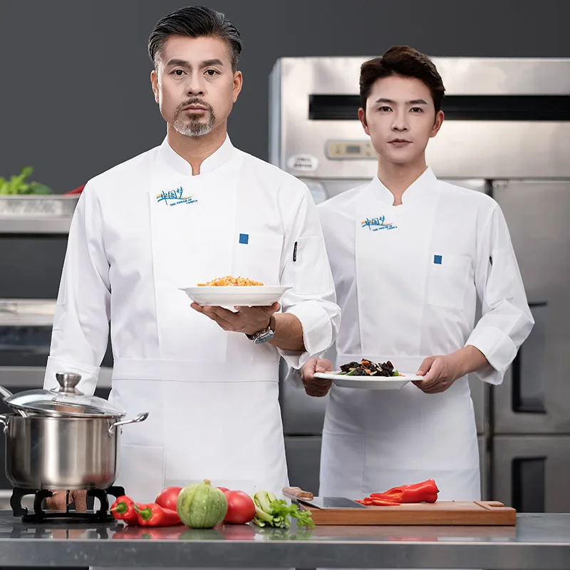 Униформа для поваров Chinese Dream Chef для мужчин, для работы в ресторанах, отелях, западных ресторанах, кухонной одежде для поваров, а также для пекарен и кондитерских.
Униформа для поваров Chinese Dream Chef для мужчин, для работы в ресторанах, отелях, западных ресторанах, кухонной одежде для поваров, а также для пекарен и кондитерских.