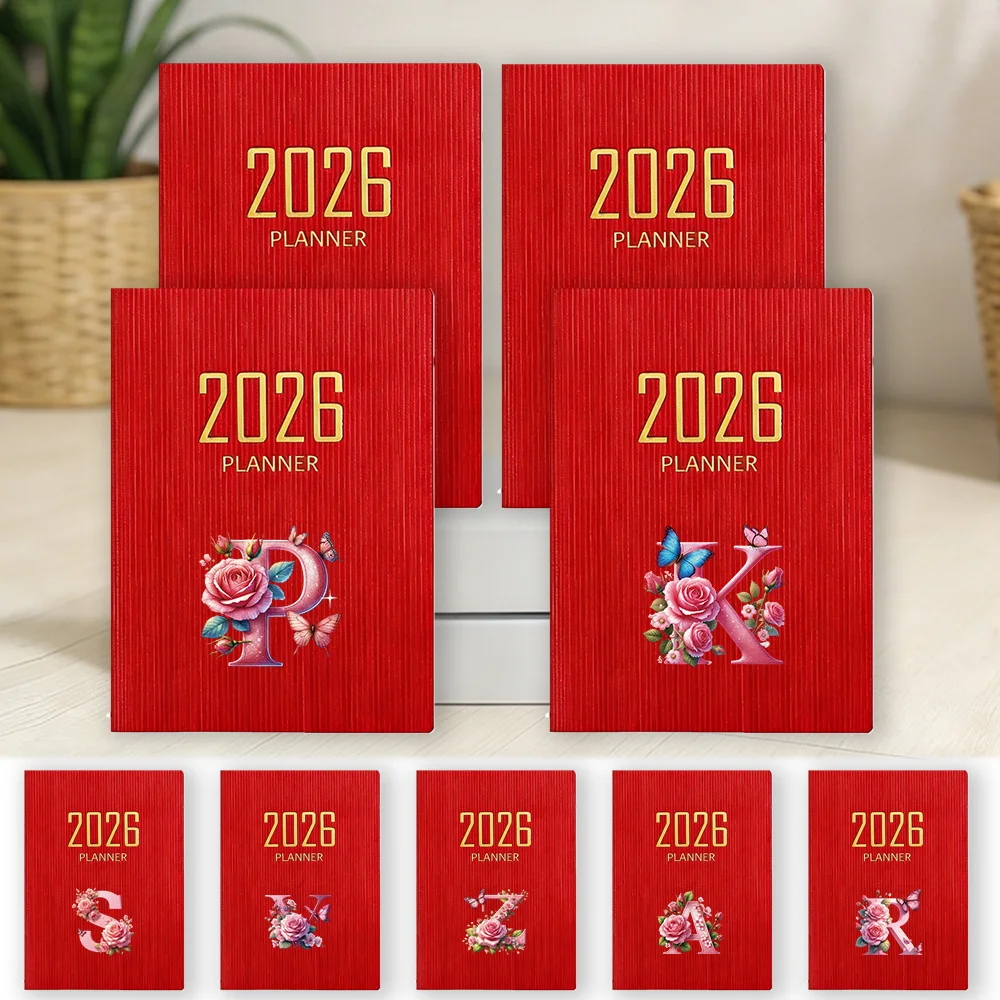 A7 2026 Calendar Planner PU Cover Eye-Friendly Paper To Do List Notepad Meeting Recording Notebook Pink Butterfly Letter Pattern
A7 2026 Calendar Planner PU Cover Eye-Friendly Paper To Do List Notepad Meeting Recording Notebook Pink Butterfly Letter Pattern