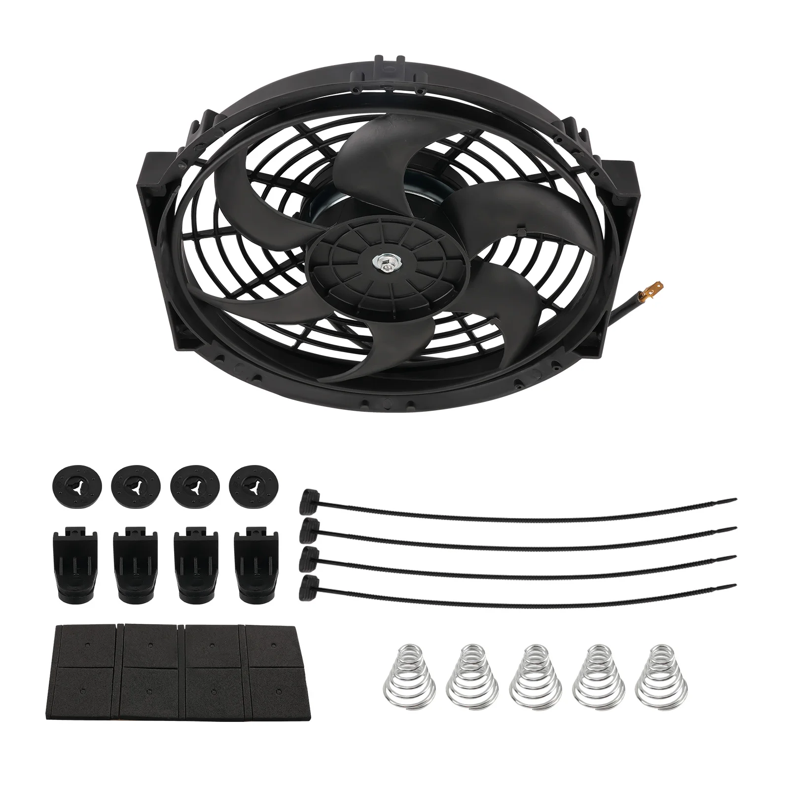 Универсальный вентилятор радиатора 10 дюймов, 800 CFM, толкающий/тянущий, для системы охлаждения двигателя, черный
Универсальный вентилятор радиатора 10 дюймов, 800 CFM, толкающий/тянущий, для системы охлаждения двигателя, черный