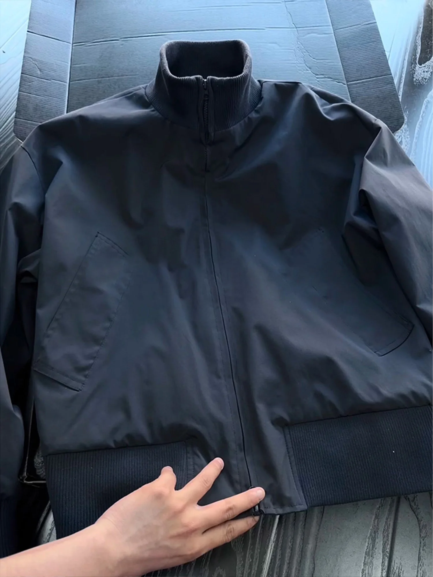 Мужская куртка-бомбер American Sle Jaet, весенне-осенняя свободная бейсбольная майка с воротником, верхняя одежда, королевское синее летное пальто
Мужская куртка-бомбер American Sle Jaet, весенне-осенняя свободная бейсбольная майка с воротником, верхняя одежда, королевское синее летное пальто