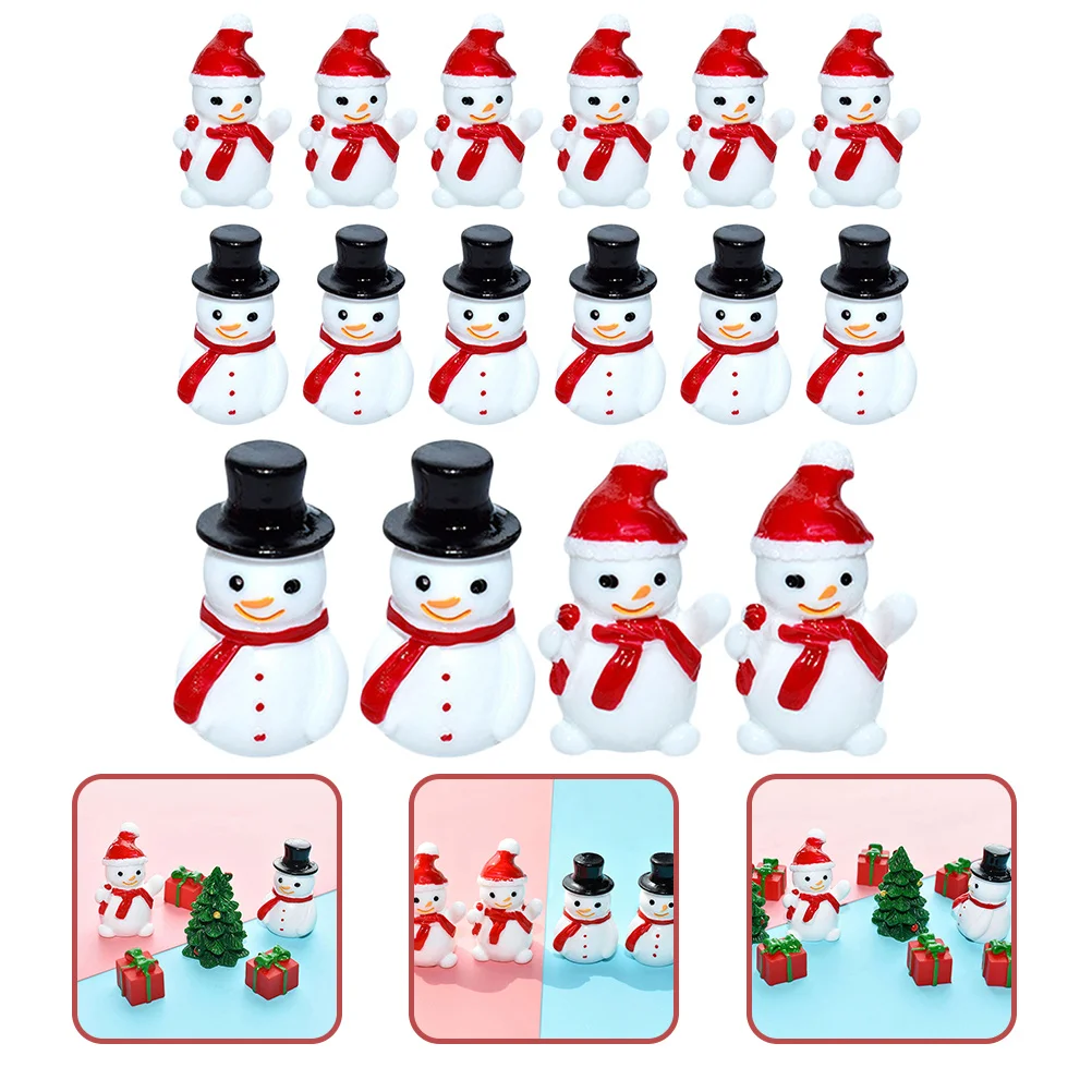 20Pcs Mini Snowman Christmas Decor Resin Holiday Ornament for Mantel Tabletop Kitchen Office DIY Winter Landscape
20Pcs Mini Snowman Christmas Decor Resin Holiday Ornament for Mantel Tabletop Kitchen Office DIY Winter Landscape