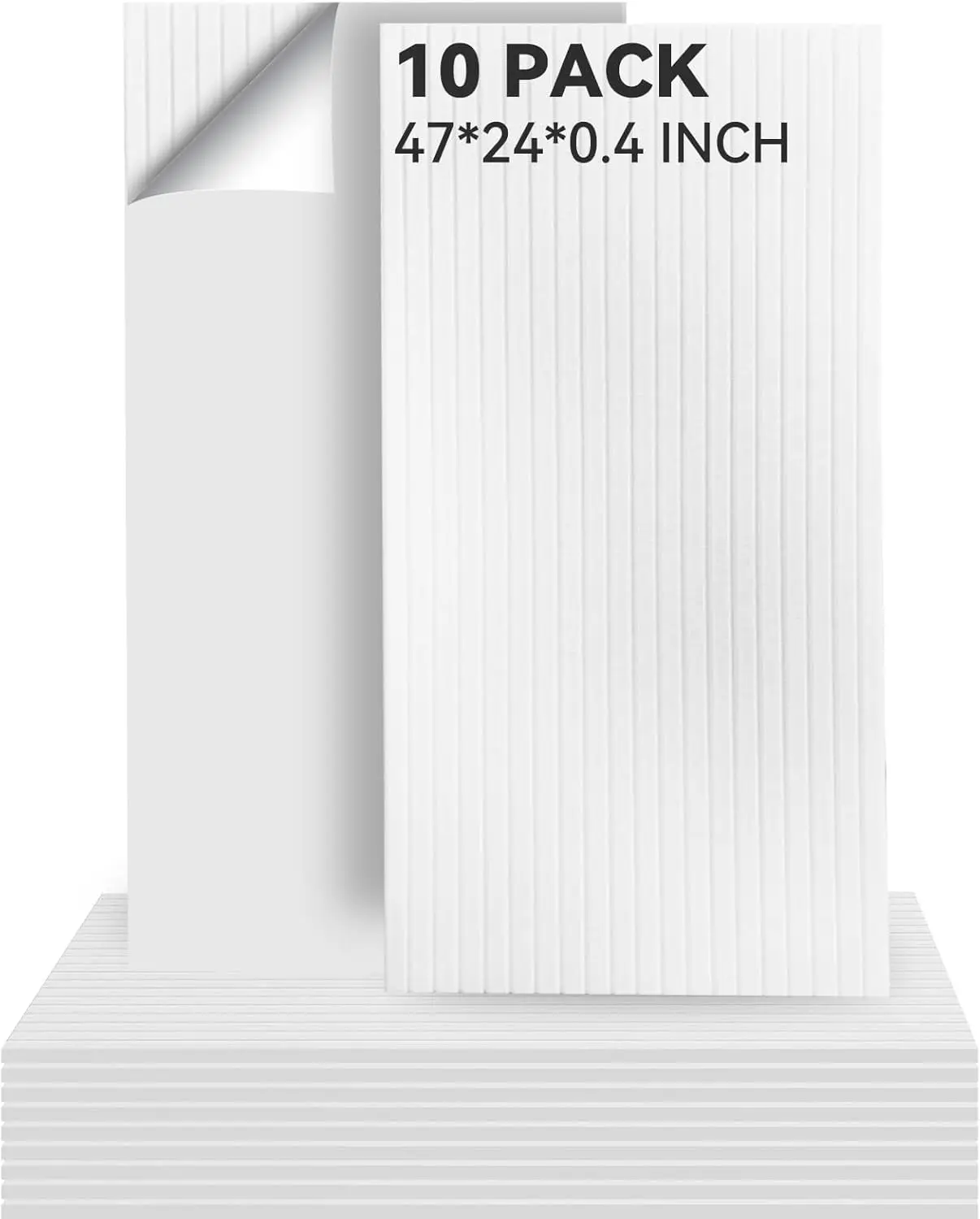 Набор из 10 больших акустических панелей, 47x24x0.38 дюйма, самоклеящиеся звукоизоляционные стеновые панели для домашней студии, офиса
Набор из 10 больших акустических панелей, 47x24x0.38 дюйма, самоклеящиеся звукоизоляционные стеновые панели для домашней студии, офиса