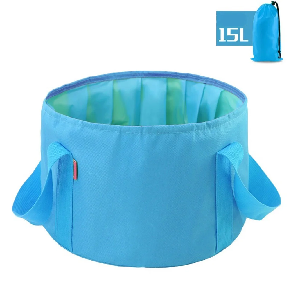 15L Foldable Bucket Compact Portable Bathtub Washbasin Camping Bucket Soak Bucket for Hiking Backpacking Outdoor (Blue)
15L Foldable Bucket Compact Portable Bathtub Washbasin Camping Bucket Soak Bucket for Hiking Backpacking Outdoor (Blue)