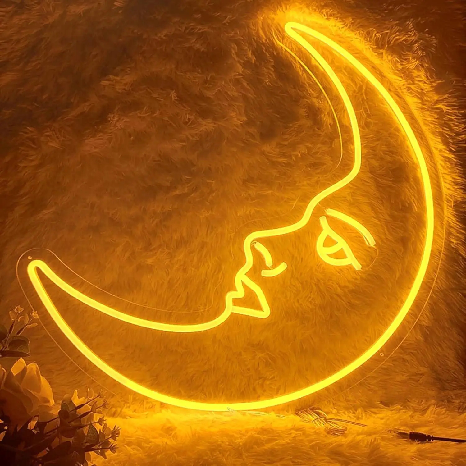 Moon Face Neon Sign USB Dimmable LED Light for Bedroom Kids Room Office Dorm Party Indoor Home Wall Decor Gifts Night Light
Moon Face Neon Sign USB Dimmable LED Light for Bedroom Kids Room Office Dorm Party Indoor Home Wall Decor Gifts Night Light