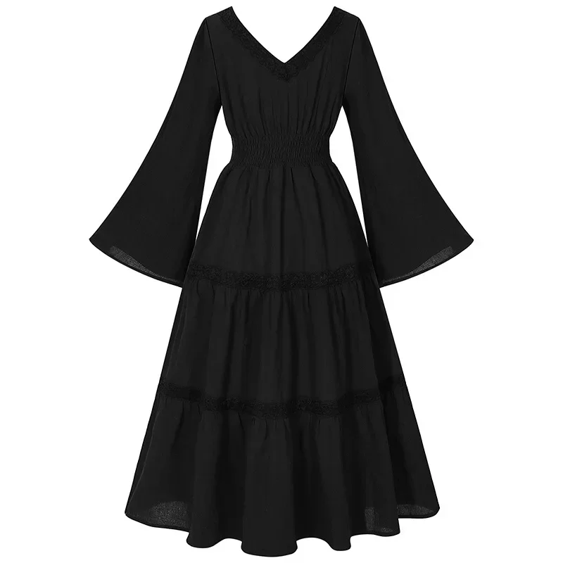 Women Halloween Carnival Fancy Dress Costume Gown Medieval Victorian Gothic Dress Elegant Ruffle Renaissance Cosplay Party
Women Halloween Carnival Fancy Dress Costume Gown Medieval Victorian Gothic Dress Elegant Ruffle Renaissance Cosplay Party