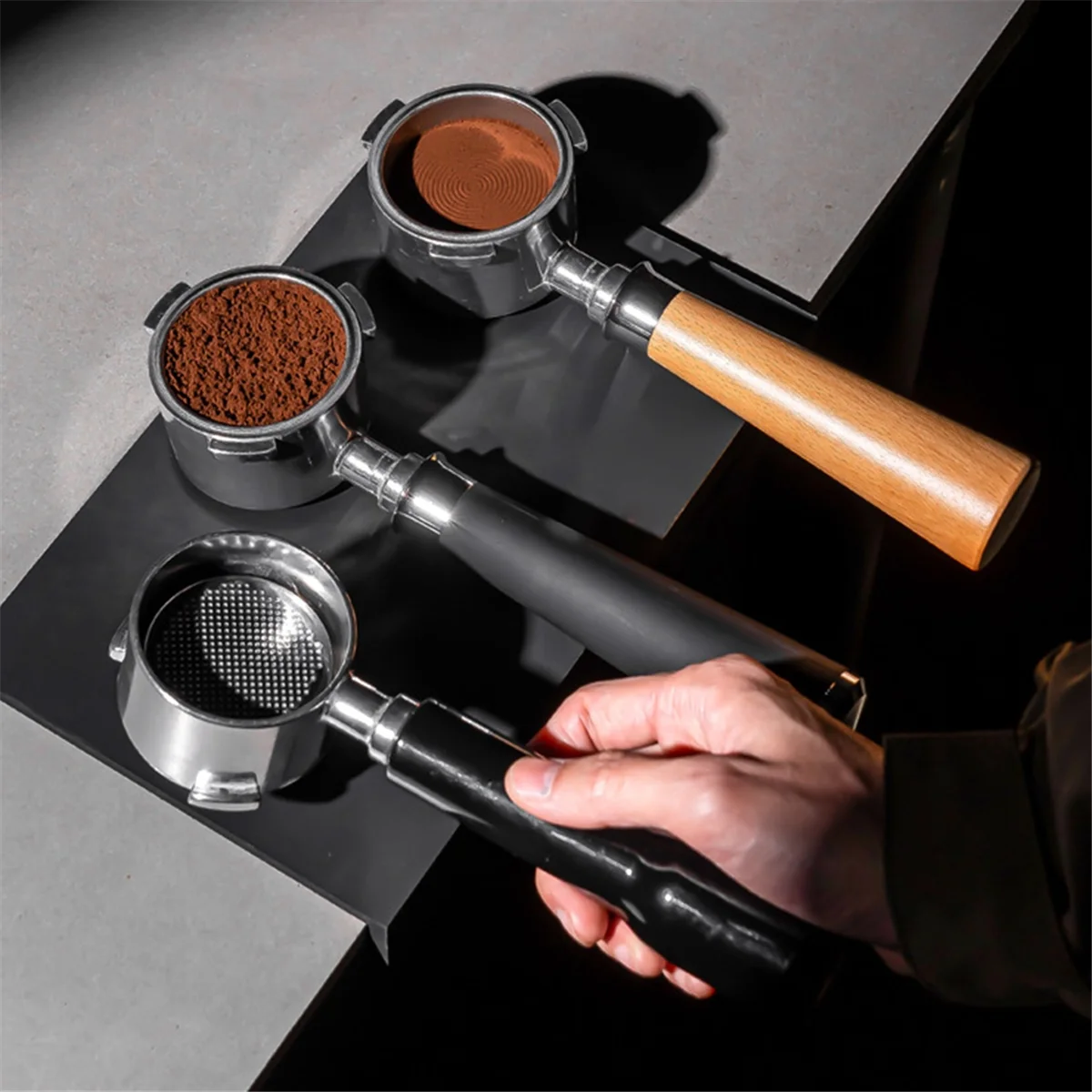 A61I Stainless Steel 51mm Bottomless Hollow Simple Style Long Coffee Handle for Coffee Maker Detachable Design,C
A61I Stainless Steel 51mm Bottomless Hollow Simple Style Long Coffee Handle for Coffee Maker Detachable Design,C
