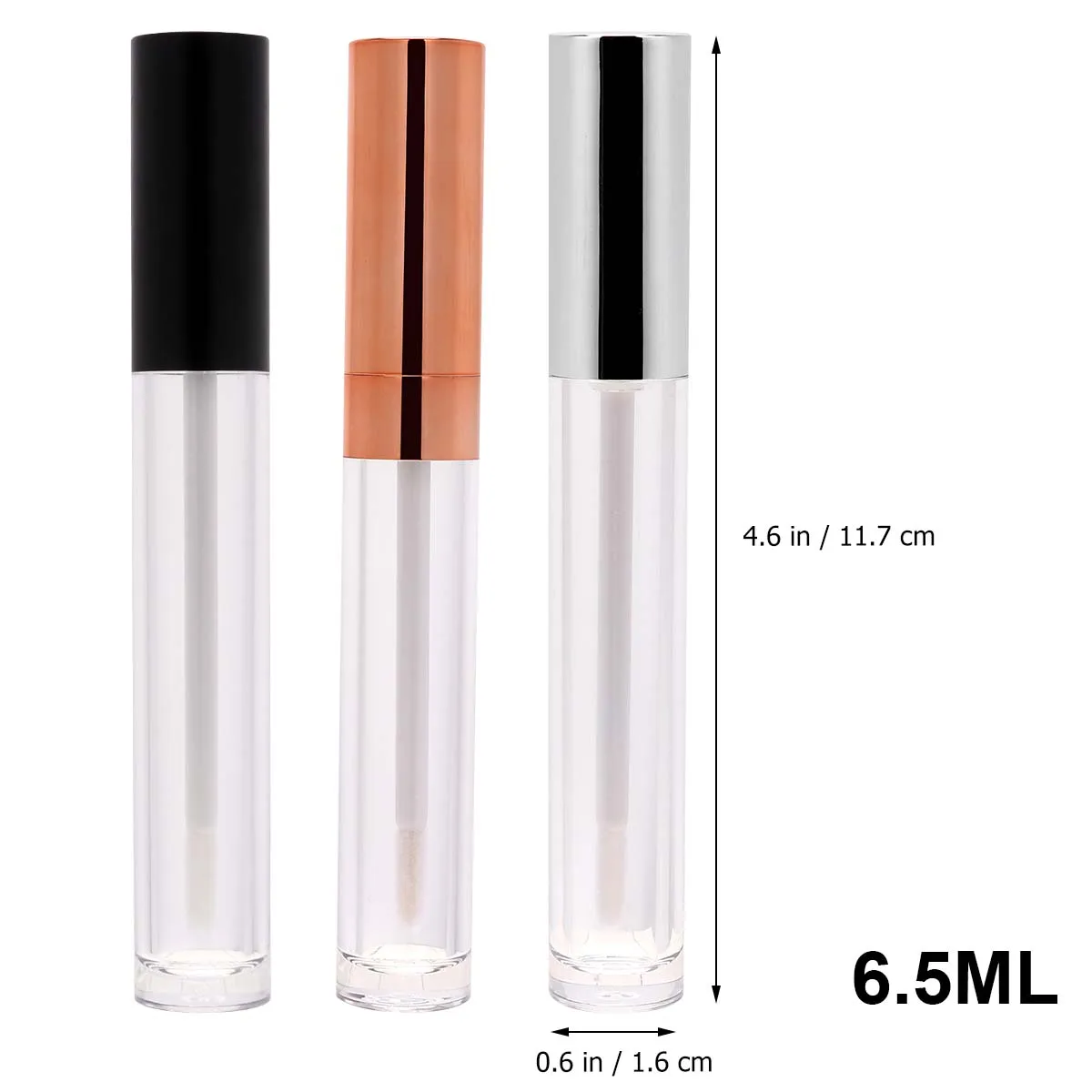 6pcs 6.5Ml Transparent Gloss Tubes Plastic Empty Refillable Portable Travel Friendly For Dye Wand Dispenser
6pcs 6.5Ml Transparent Gloss Tubes Plastic Empty Refillable Portable Travel Friendly For Dye Wand Dispenser