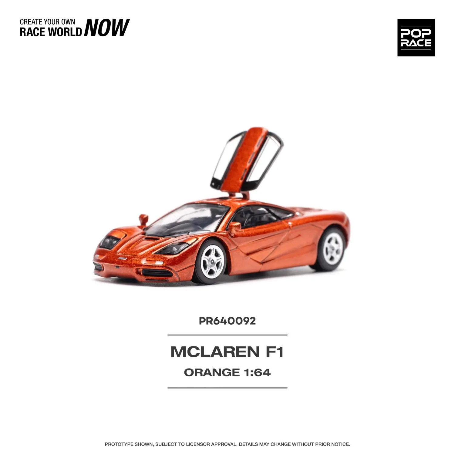 XCARTOYS POPRACE1 64 McLaren F1 Gold Orange Openable Hood Alloy Car Model Collectible
XCARTOYS POPRACE1 64 McLaren F1 Gold Orange Openable Hood Alloy Car Model Collectible