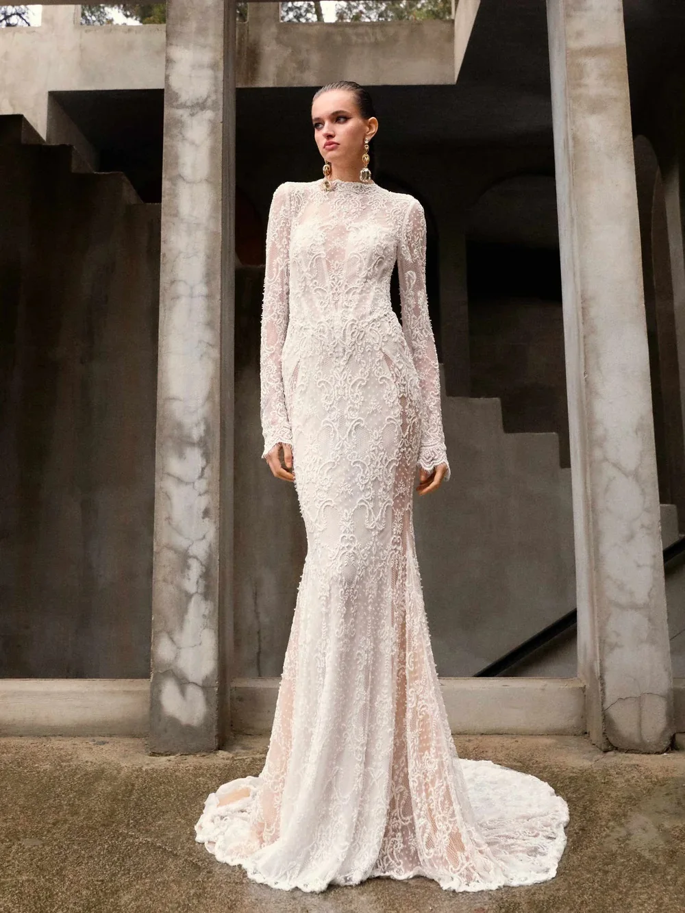 Wedding Dresses Luxury 2025 Lace Dress Vestidos De Novia Alta Costura Mermaid Long Sleeve Corset Gown Boda Noivas Vestido Noiva
Wedding Dresses Luxury 2025 Lace Dress Vestidos De Novia Alta Costura Mermaid Long Sleeve Corset Gown Boda Noivas Vestido Noiva