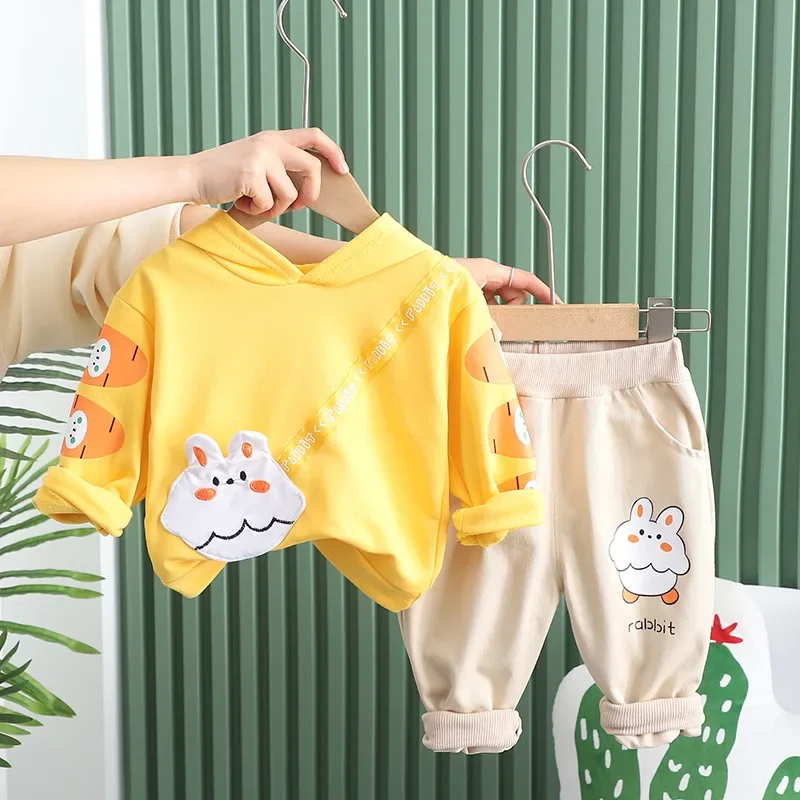New Spring Autumn Baby Girls Clothes Suit Children Hooded T-Shirt Pants 2Pcs/Set Infant Clothing Toddler Outfits Kids Tracksuits
New Spring Autumn Baby Girls Clothes Suit Children Hooded T-Shirt Pants 2Pcs/Set Infant Clothing Toddler Outfits Kids Tracksuits