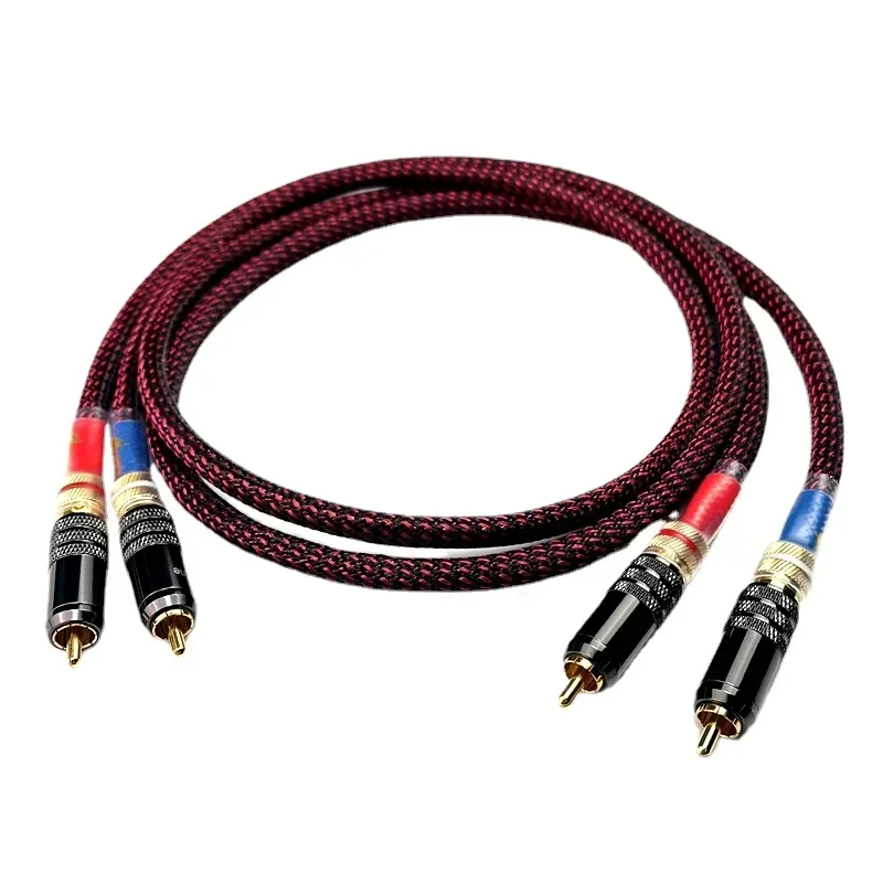 Пара профессиональных медных экранирующих кабелей RCA Western Electric HiFi Audio Interconnect Line позолоченный штекер
Пара профессиональных медных экранирующих кабелей RCA Western Electric HiFi Audio Interconnect Line позолоченный штекер