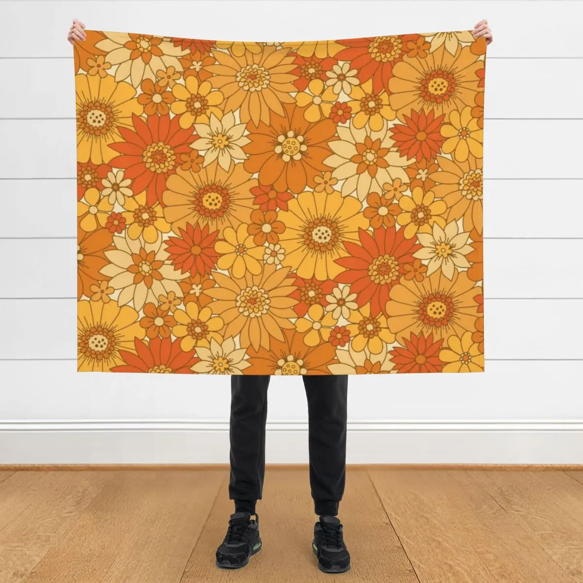 70s Retro Daisy Floral - Harvest Throw Blanket Luxury St Winter beds Giant Sofa Shaggy Blankets
70s Retro Daisy Floral - Harvest Throw Blanket Luxury St Winter beds Giant Sofa Shaggy Blankets