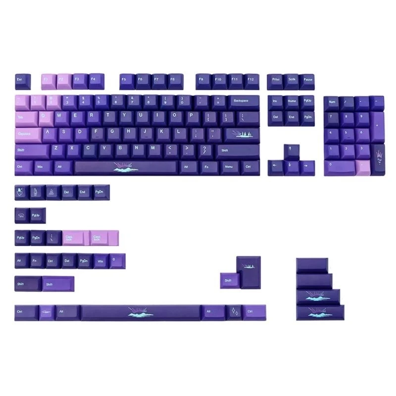 F68C 139Keys Keycaps Установите KCA Height PBT Dye Sub Keycap для GK61/64/68/75 GMMK Механическая игровая 
F68C 139Keys Keycaps Установите KCA Height PBT Dye Sub Keycap для GK61/64/68/75 GMMK Механическая игровая