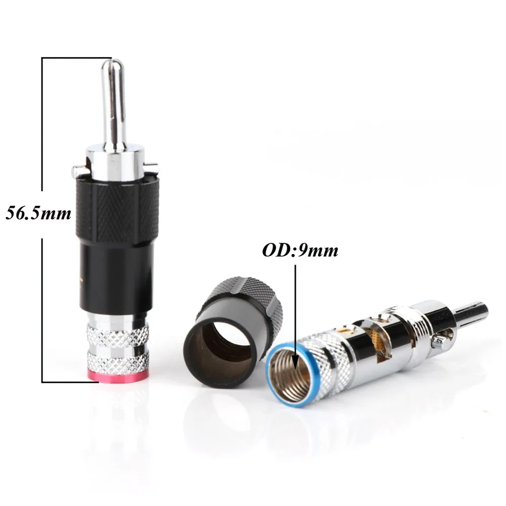 Hi-end Gold Plated Rhodium Plated Audio Video Speaker Jack 8mm Self-locking Male Banana Plug Interconnector Cale Connector
Hi-end Gold Plated Rhodium Plated Audio Video Speaker Jack 8mm Self-locking Male Banana Plug Interconnector Cale Connector