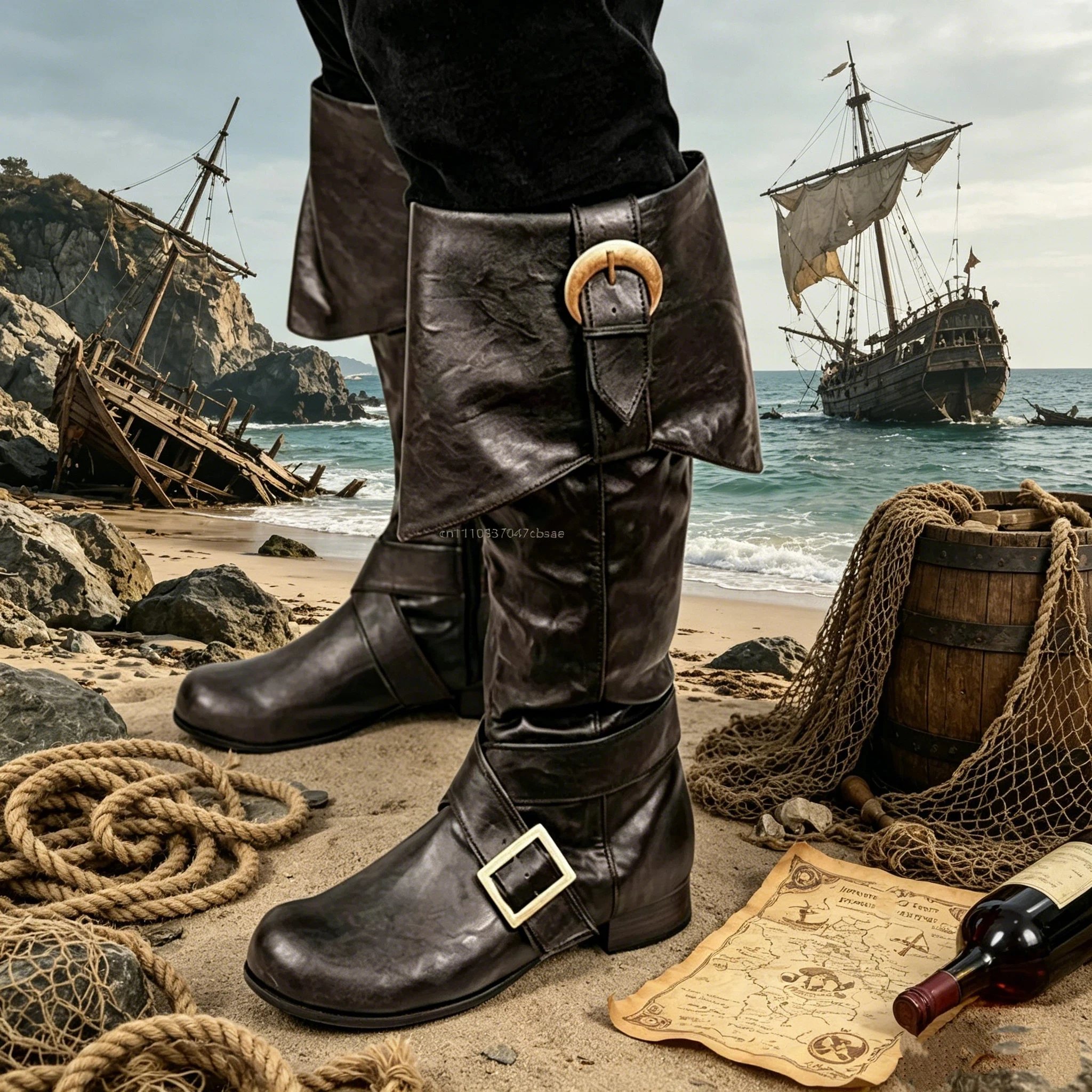Retro Party High Heel Long Boot Renaissance Pirate Soldier Cosplay Boots Halloween Men Knight Fashion Buckle Footwear Shoes 2026
Retro Party High Heel Long Boot Renaissance Pirate Soldier Cosplay Boots Halloween Men Knight Fashion Buckle Footwear Shoes 2026