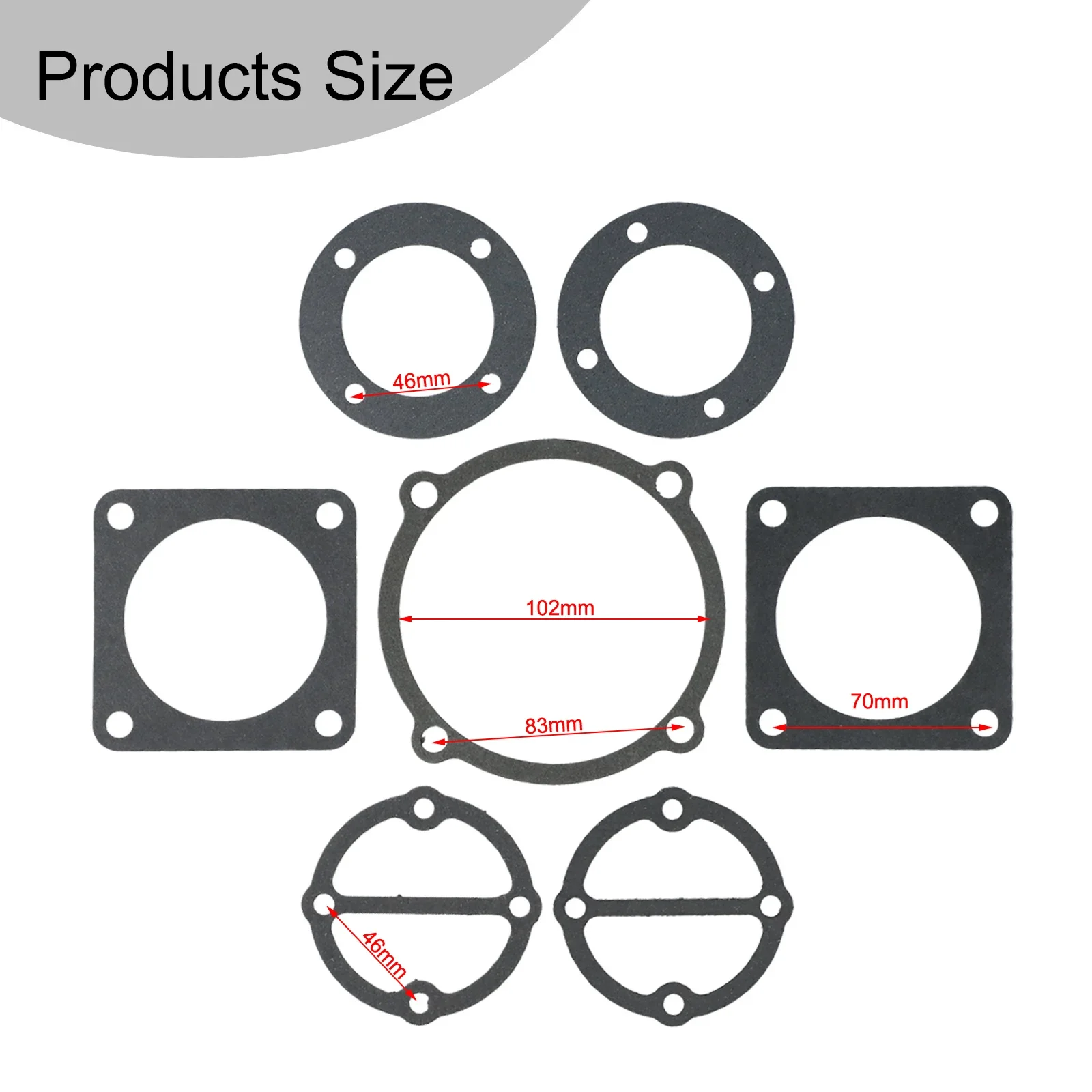 High Quality Gasket Washers Kit For 2051 Type Air Compressor Plastic Valve Plate Gaskets Air Compressor Paper Gasket
High Quality Gasket Washers Kit For 2051 Type Air Compressor Plastic Valve Plate Gaskets Air Compressor Paper Gasket