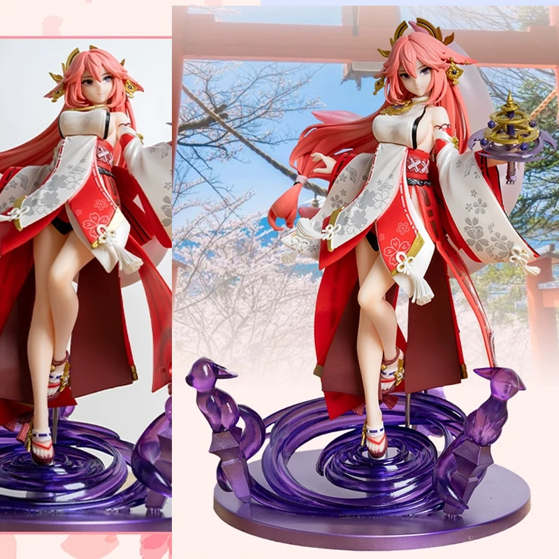 24cm The True Meaning of Genshin Impact's Eight Heavenly Godson's Hand Made Fox anime Girls Animation Game Model Ornaments
24cm The True Meaning of Genshin Impact's Eight Heavenly Godson's Hand Made Fox anime Girls Animation Game Model Ornaments