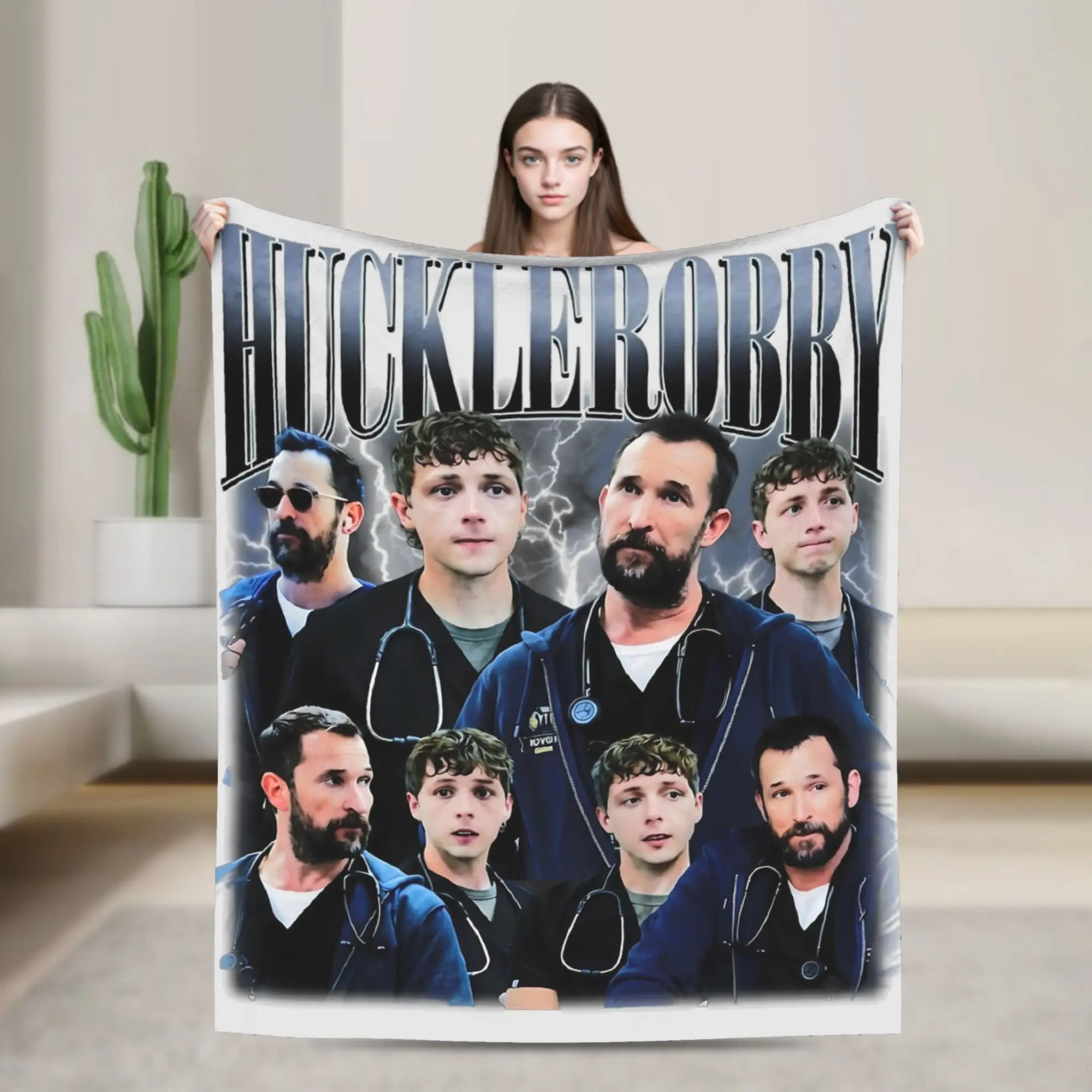 Hucklerobby The Pitt Blankets Flannel Decoration Multifunction Super Warm Throw Blanket for Bedding Office Plush Thin Quilt
Hucklerobby The Pitt Blankets Flannel Decoration Multifunction Super Warm Throw Blanket for Bedding Office Plush Thin Quilt