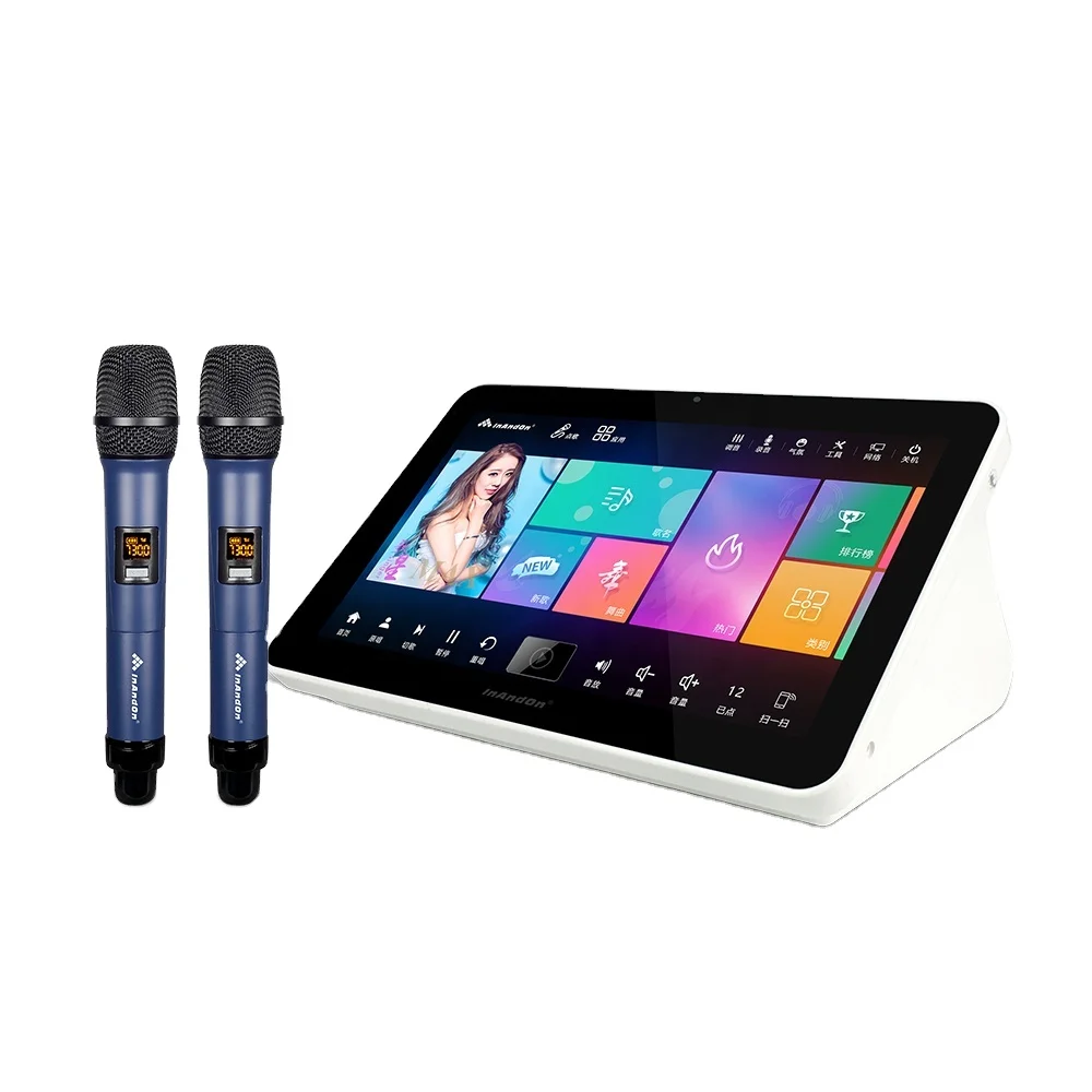 China Supplier Touch Screen Kareoke Machine 15.6'' 6T 1080P Mini Jukebox All in one Family Portable Karaoke Player Set
China Supplier Touch Screen Kareoke Machine 15.6'' 6T 1080P Mini Jukebox All in one Family Portable Karaoke Player Set