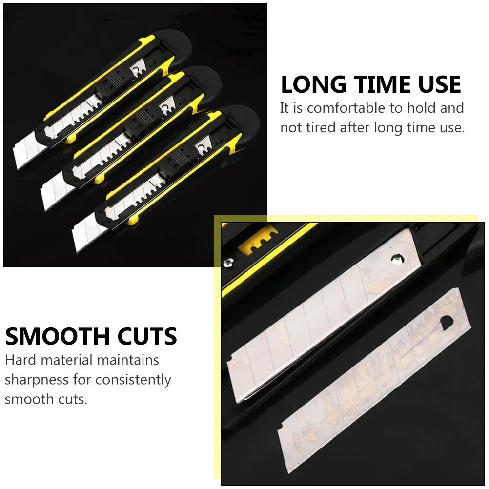 3Pcs Multifunctional Utility Cutters Sharp Smooth Art Cutter Tools for Paper Wallpaper Carpet Cutting Cutter Useful Cutting Tool
3Pcs Multifunctional Utility Cutters Sharp Smooth Art Cutter Tools for Paper Wallpaper Carpet Cutting Cutter Useful Cutting Tool