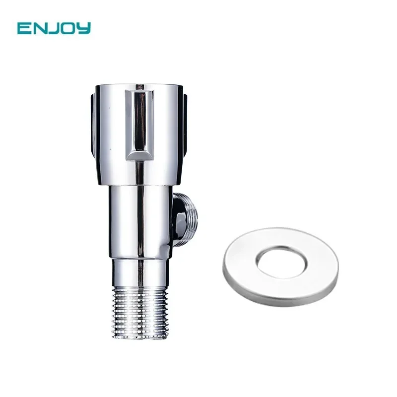Heavy-duty brass triangle valve for hot and cold water with extended supply valve
Heavy-duty brass triangle valve for hot and cold water with extended supply valve